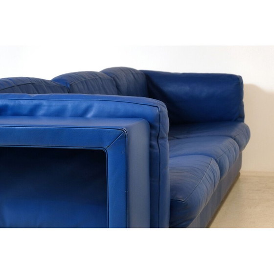 Image 1 of Vintage 3-Sitzer Ledersofa von De Sede für Paolo Piva, 1980er Jahre