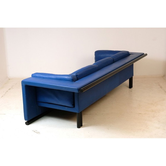 Image 1 of Vintage 3-Sitzer Ledersofa von De Sede für Paolo Piva, 1980er Jahre