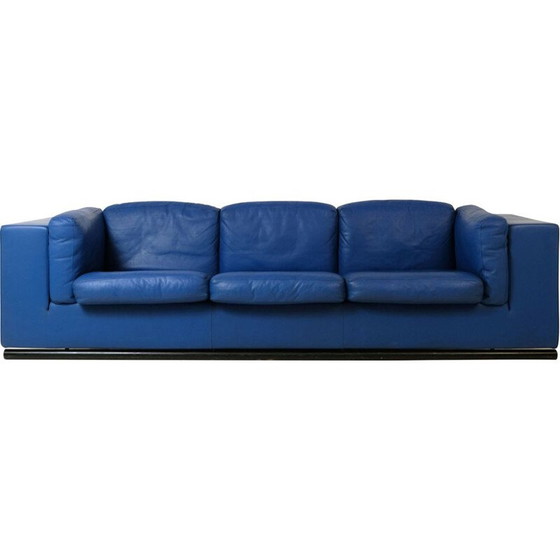 Image 1 of Vintage 3-Sitzer Ledersofa von De Sede für Paolo Piva, 1980er Jahre