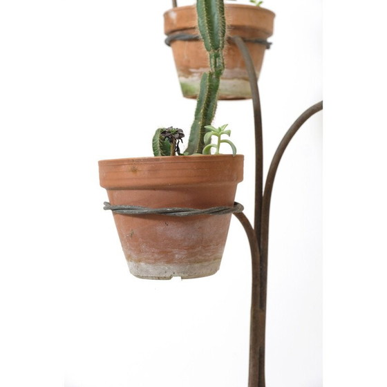 Image 1 of Vintage-Blumenkasten aus Metall mit 3 Ebenen