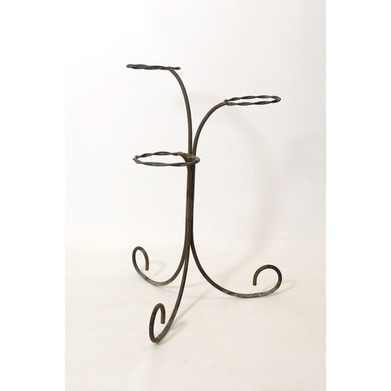 Image 1 of Vintage-Blumenkasten aus Metall mit 3 Ebenen