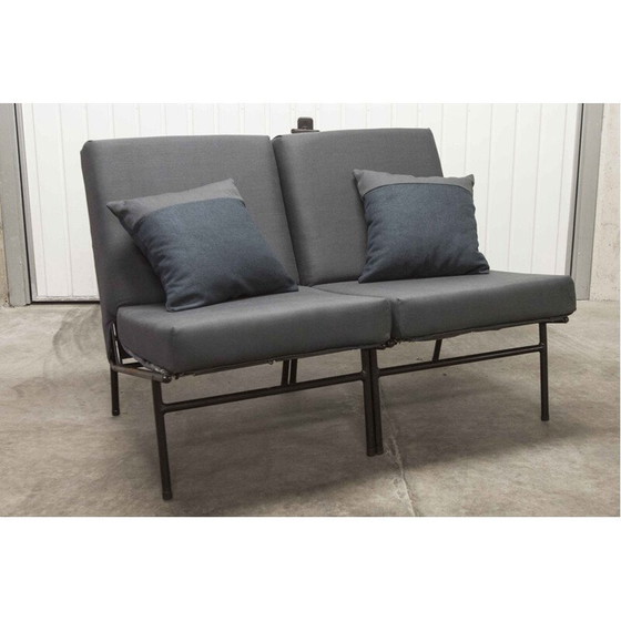 Image 1 of Vintage 2-Sitzer Bank aus G10 von Pierre Guariche für Airborne