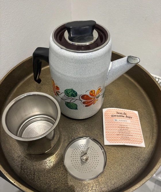 Image 1 of Kaffeekanne Aus Emailliertem Blech
