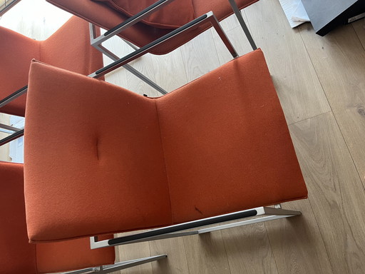 6x Arco Rahmen Stoelen