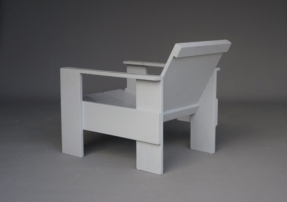 Image 1 of Kistenstuhl aus Sperrholz im Stil von Gerrit Rietveld, 1970er Jahre