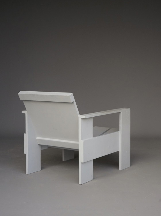 Image 1 of Kistenstuhl aus Sperrholz im Stil von Gerrit Rietveld, 1970er Jahre