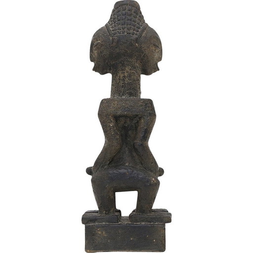 Klassische afrikanisch inspirierte Keramikstatue, 1960