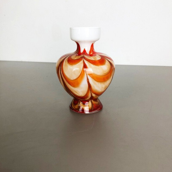 Image 1 of Mehrfarbige Pop-Art-Vase für Opaline Florenz, Italien 1970