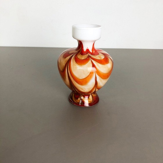 Image 1 of Mehrfarbige Pop-Art-Vase für Opaline Florenz, Italien 1970