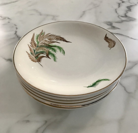 Image 1 of Antike Teller: Fougères, Lamartine, Digoin, Sarreguemines