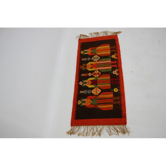 Image 1 of Vintage-Teppich aus polnischer Wolle, 1960er Jahre