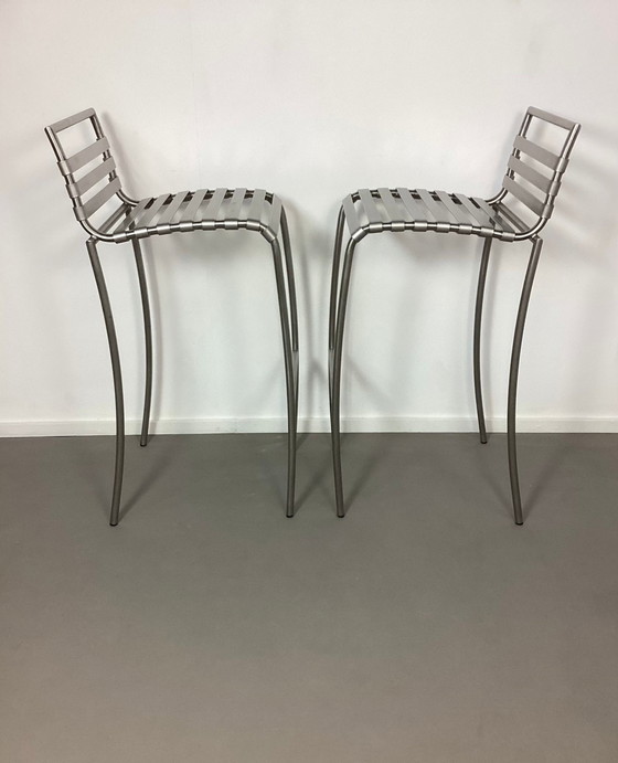 Image 1 of 2x Meyer RVs Handgefertigte Barhocker