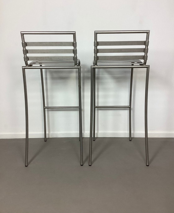 Image 1 of 2x Meyer RVs Handgefertigte Barhocker