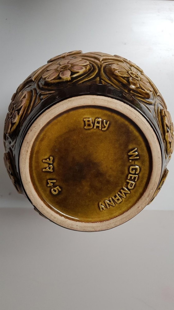 Image 1 of Keramische Relief Bodenvase von Bodo Mans für Bay Keramik