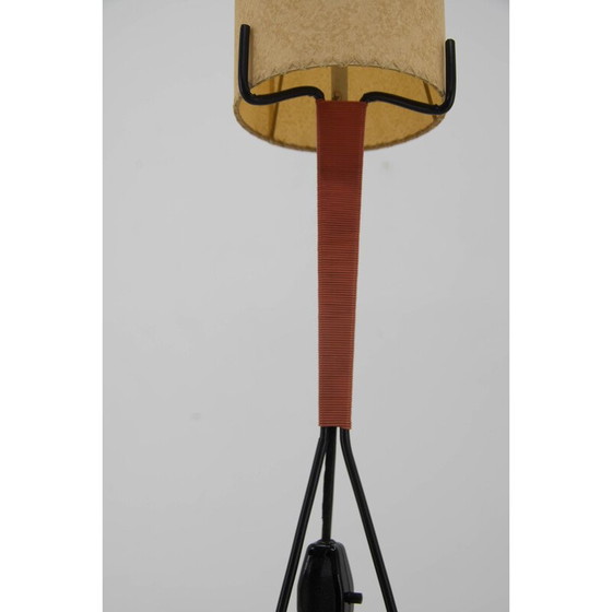 Image 1 of Mid Century Stehleuchte aus Metall und Pergamentpapier, Europa 1960er Jahre
