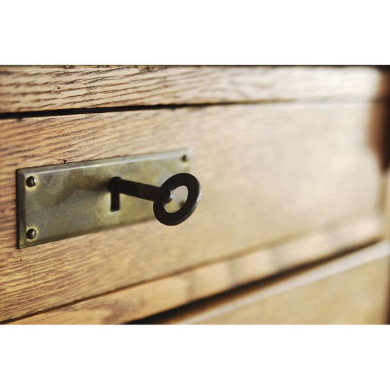 Image 1 of Vintage Kommode aus Eichenholz, England 1930