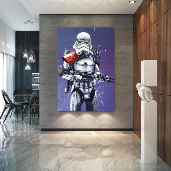 Image 1 of Kunstwerk Star Wars - Imperiales Wüstengelände Stormtrooper