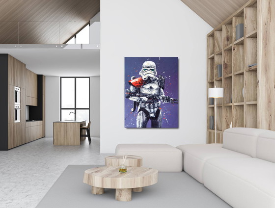 Image 1 of Kunstwerk Star Wars - Imperiales Wüstengelände Stormtrooper