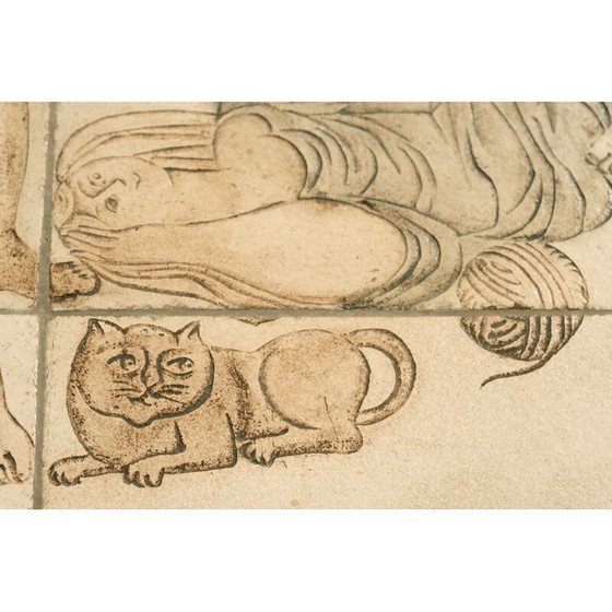 Image 1 of Vintage-Keramik-Couchtisch von Roger Capron, 1980