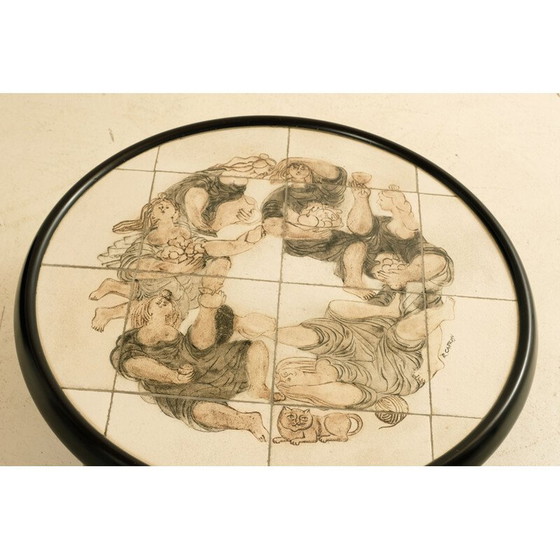 Image 1 of Vintage-Keramik-Couchtisch von Roger Capron, 1980