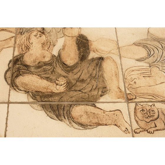 Image 1 of Vintage-Keramik-Couchtisch von Roger Capron, 1980