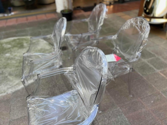 Image 1 of Stühle - Louis Ghost, Kartell By Starck, 2000