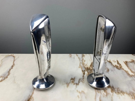 Image 1 of Wandleuchter (2), Wandleuchten, Art Deco, Post Modern, Minimalistisch, Luxusbeleuchtung, Jorge Pensi, Alumag, Vi