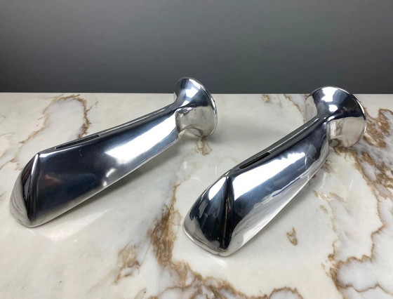 Image 1 of Wandleuchter (2), Wandleuchten, Art Deco, Post Modern, Minimalistisch, Luxusbeleuchtung, Jorge Pensi, Alumag, Vi