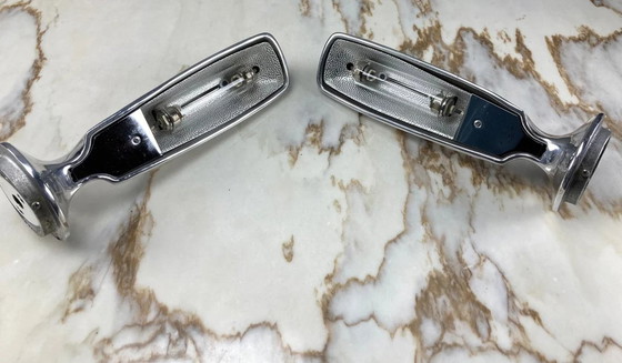 Image 1 of Wandleuchter (2), Wandleuchten, Art Deco, Post Modern, Minimalistisch, Luxusbeleuchtung, Jorge Pensi, Alumag, Vi