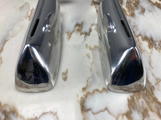 Image 1 of Wandleuchter (2), Wandleuchten, Art Deco, Post Modern, Minimalistisch, Luxusbeleuchtung, Jorge Pensi, Alumag, Vi