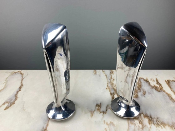 Image 1 of Wandleuchter (2), Wandleuchten, Art Deco, Post Modern, Minimalistisch, Luxusbeleuchtung, Jorge Pensi, Alumag, Vi