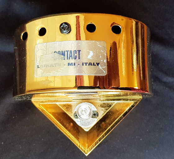 Image 1 of Wandleuchte Gold Vintage