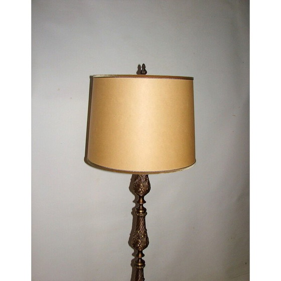 Image 1 of Vintage Stehlampe aus Messing 1950er Jahre