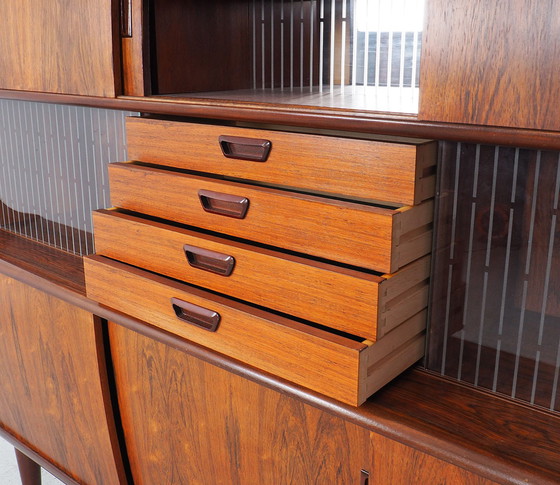 Image 1 of Poul M. Jessen Dänisches Highboard, 1960er Jahre