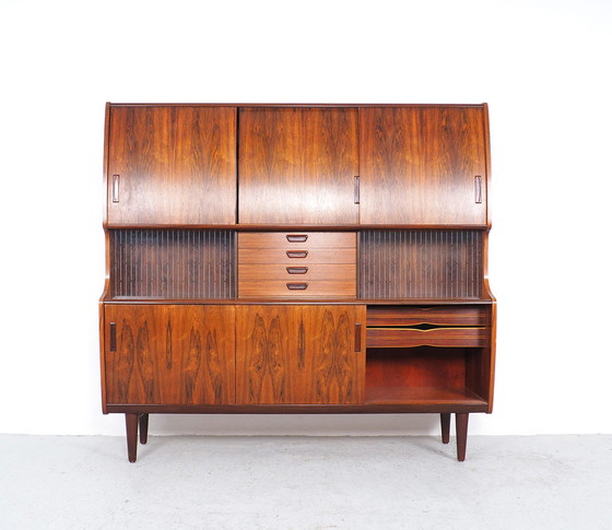 Image 1 of Poul M. Jessen Dänisches Highboard, 1960er Jahre