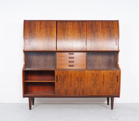 Image 1 of Poul M. Jessen Dänisches Highboard, 1960er Jahre