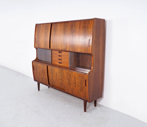 Image 1 of Poul M. Jessen Dänisches Highboard, 1960er Jahre