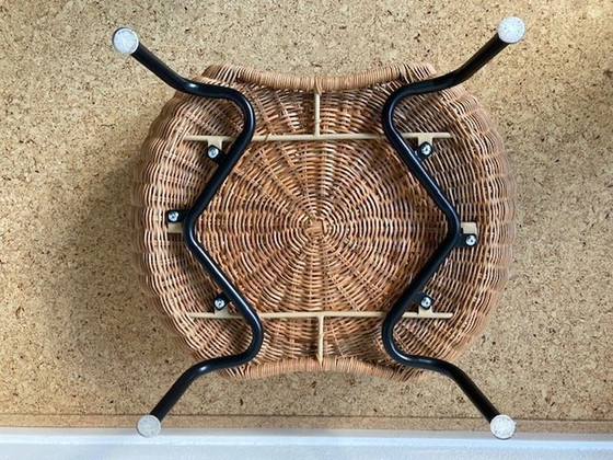 Image 1 of Rattan Gamlehult Fußhocker mit Lagerung