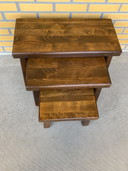 3x Brutalistischer Beistelltisch / Hocker