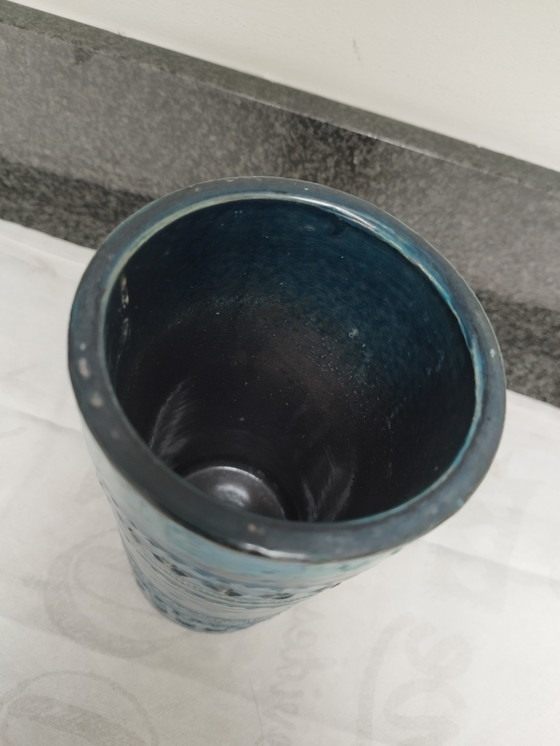 Image 1 of Bitossi Rimini blaue Vase