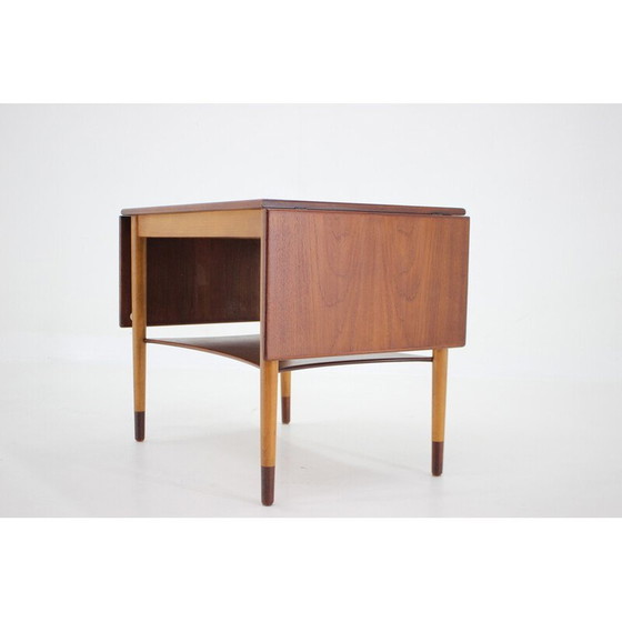 Image 1 of Vintage Couchtisch aus Teak- und Eichenholz von Borge Mogensen für Soborg Mobelfabric, Dänemark 1960er Jahre