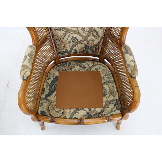 Image 1 of Paar Vintage-Rattan-Sessel, Italien 1960er Jahre