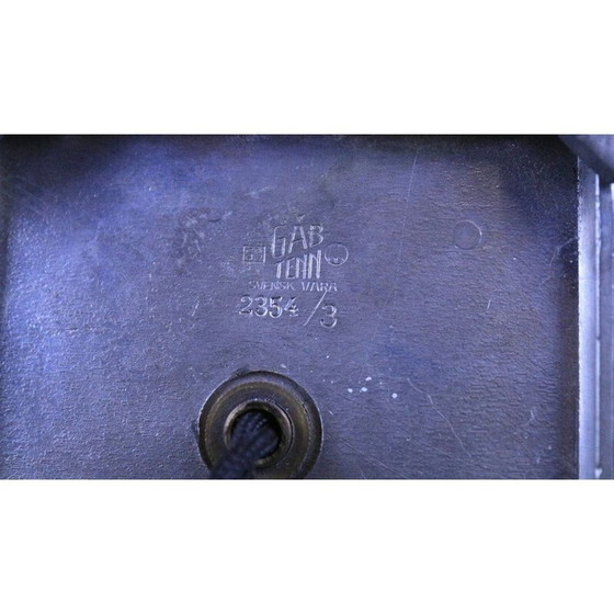 Image 1 of Tischlampe aus weißem Glas von Gab, 1930