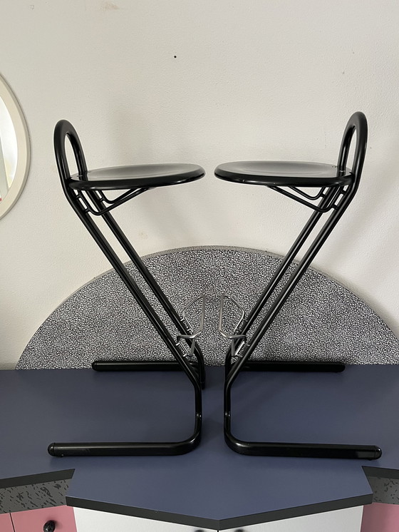 Image 1 of 2 Postmoderne Barhocker, Thema Italien