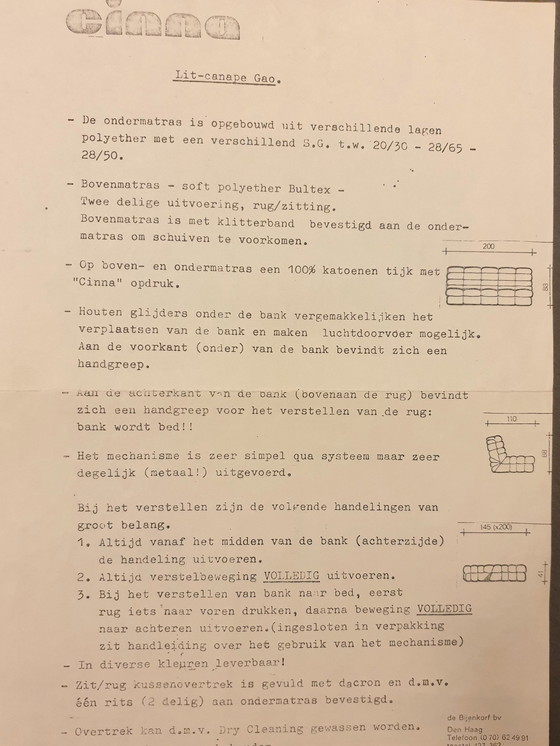 Image 1 of Ligne Roset / Cinna Gao Schlafsofa