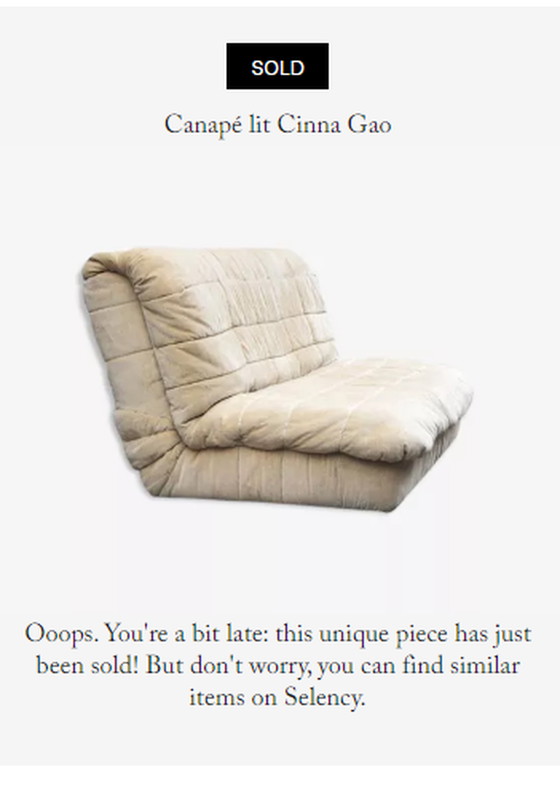 Image 1 of Ligne Roset / Cinna Gao Schlafsofa