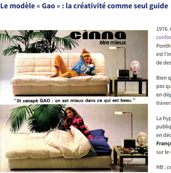 Image 1 of Ligne Roset / Cinna Gao Schlafsofa