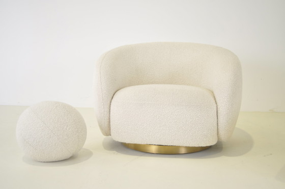 Image 1 of Eichholtz Drehstuhl + Hocker + Kissen