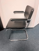 Thonet S64 PV Freischwinger Stuhl Leder