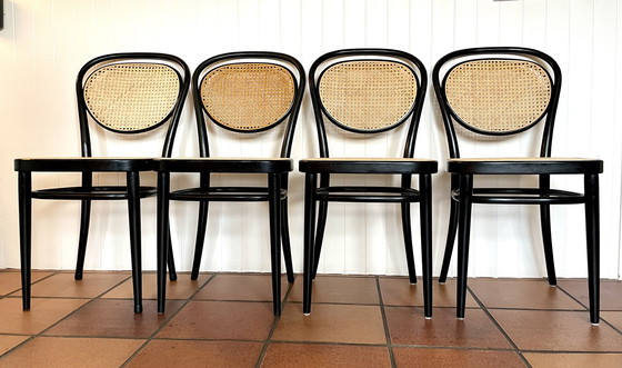 Image 1 of 4x Thonet 215R Stuhlset